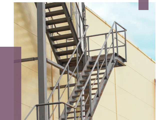 Пожарные лестницы в Кореновске от 12437 руб. — монтаж и продажа | ПРОЛЁТ-Кнв