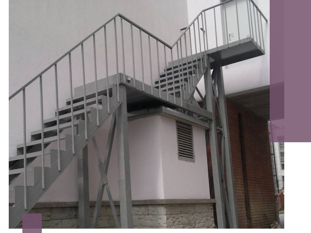 Монтаж пожарных лестниц под ключ в Кореновске с гарантией качества