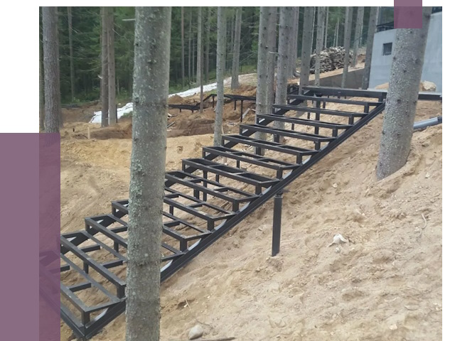 Монтаж металлических лестниц в Кореновске от 13732 руб. 