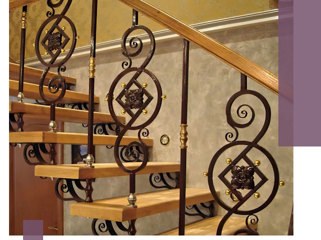 Изготовление кованых лестниц под ключ в Кореновске