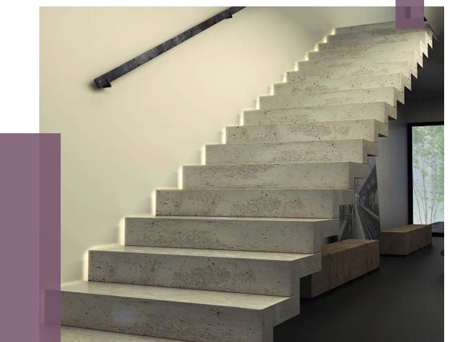 Облицовка бетонных лестниц в Кореновске от 4664 руб/м2 