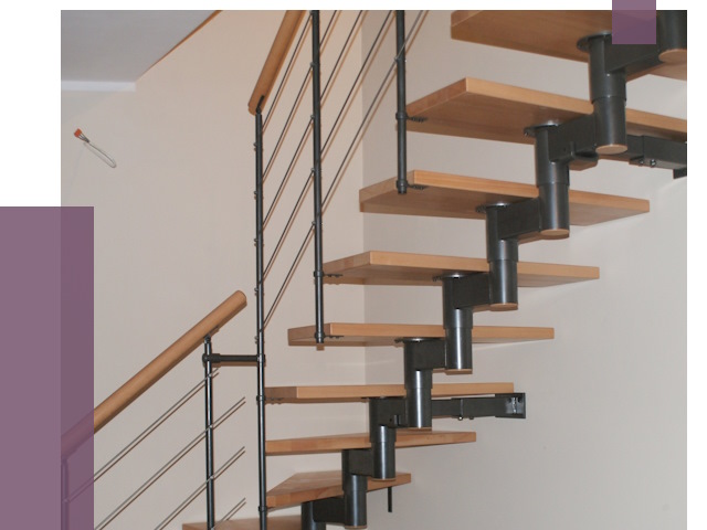 Изготовление модульных лестниц в Кореновске от 11660 руб. 