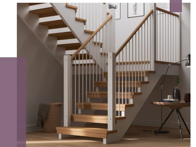 Маршевые лестницы в Кореновске от 38606 руб. — монтаж | ПРОЛЁТ-Кнв