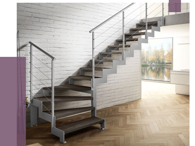 Г-образные лестницы под ключ в Кореновске от 37570 руб. | ПРОЛЁТ-Кнв