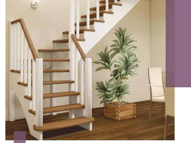 Г-образные лестницы под ключ в Кореновске — изготовление и монтаж