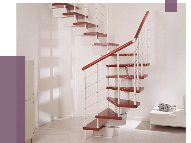 Изготовление лестниц на больцах в Кореновске от 9846 руб. | ПРОЛЁТ-Кнв