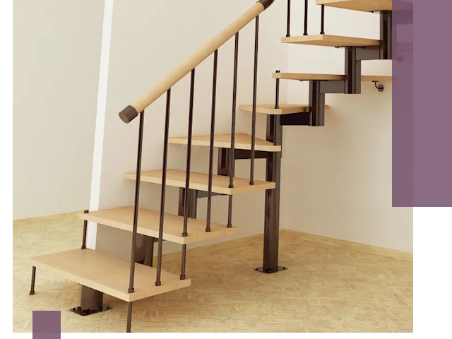 Монтаж лестниц на больцах в Кореновске — быстро и надежно