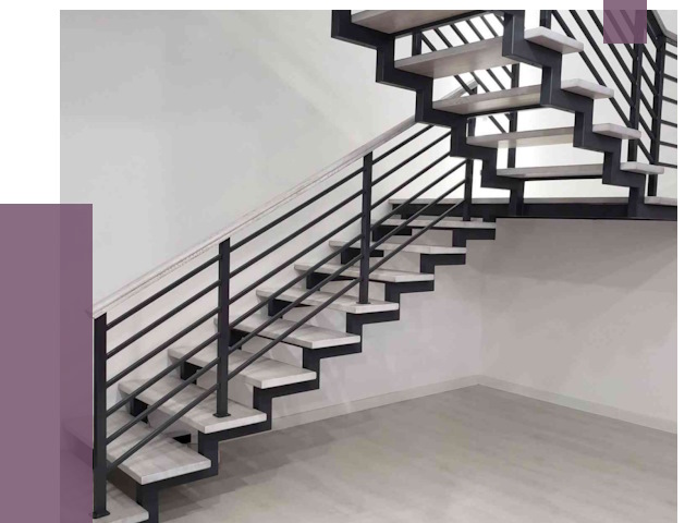 Лестницы на металлокаркасе под ключ в Кореновске от 12955 руб. | ПРОЛЁТ-Кнв