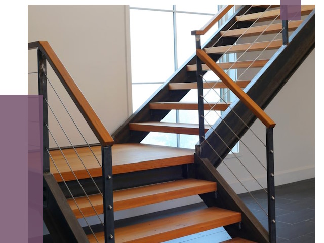 Изготовление лестниц на металлокаркасе в Кореновске от 19173 руб. | ПРОЛЁТ-Кнв