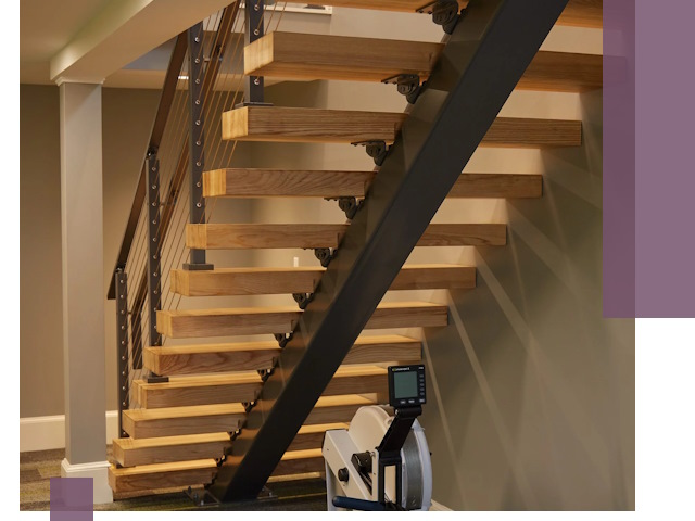 Лестницы на монокосоурах под ключ в Кореновске - изготовление и монтаж