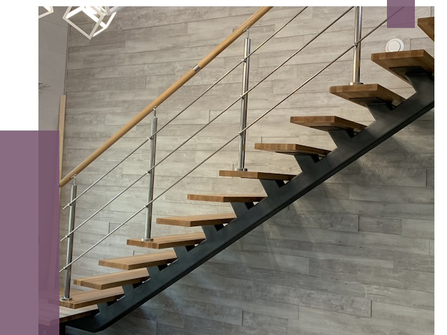 Изготовление лестниц на монокосоуре в Кореновске от 77212 руб. 