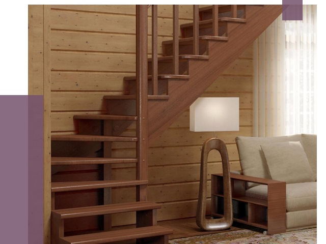 Лестницы эконом класса в Кореновске от 18500 руб. бюджетные решения