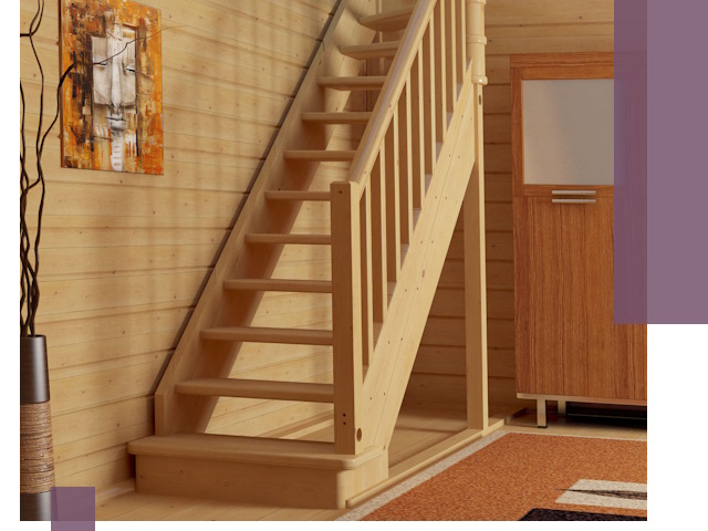 Лестницы эконом класса под ключ в Кореновске — недорого и быстро