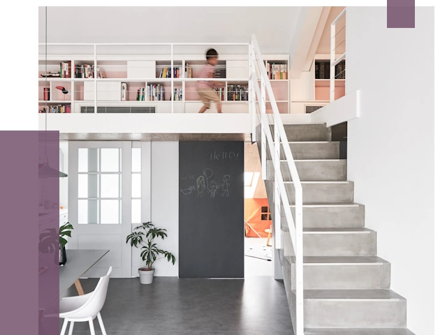 Лестницы для двухуровневой квартиры в Кореновске от 178779 руб. | ПРОЛЁТ-Кнв