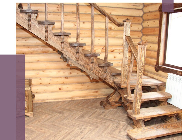 Лестницы в баню в Кореновске от 19381 руб. — изготовление | ПРОЛЁТ-Кнв