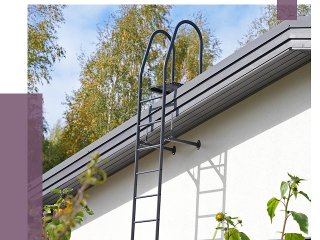 Лестницы на крышу в Кореновске от 19381 руб. — монтаж и монтаж ПРОЛЁТ-Кнв