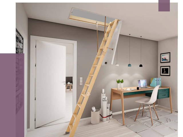 Чердачные лестницы в Кореновске — от 14769 руб. | ПРОЛЁТ-Кнв