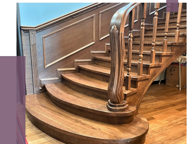 Дубовые лестницы под ключ в Кореновске от 178779 руб. — ПРОЛЁТ-Кнв