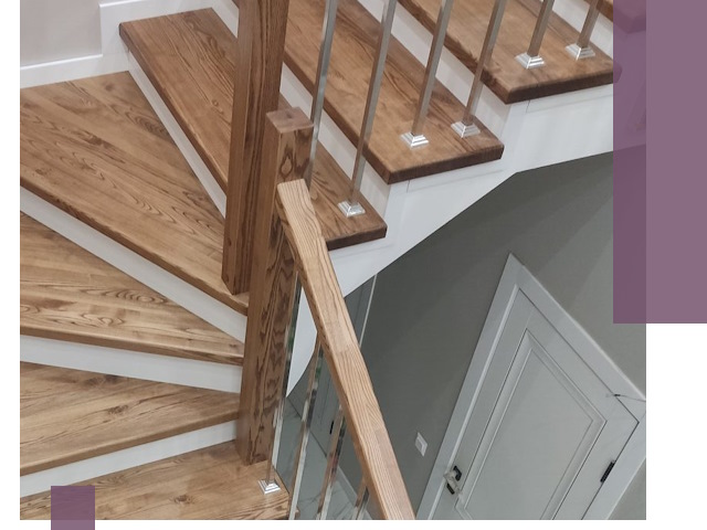 Обшивка металлических лестниц под ключ в Кореновске