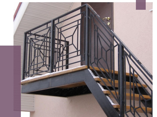 Металлические перила в Кореновске от 4353 руб.  | ПРОЛЁТ-Кнв