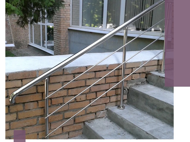Перила из нержавеющей стали высокого качества в Кореновске