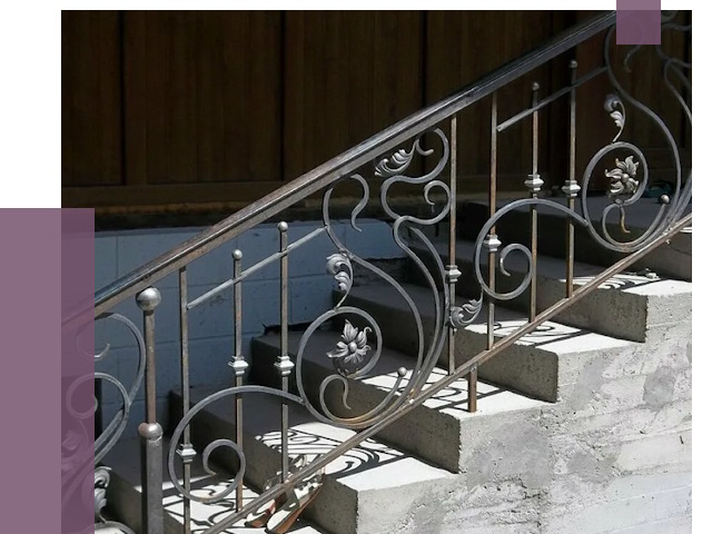 Кованые перила в Кореновске от 8809 руб. под ключ — качество от ПРОЛЁТ-Кнв