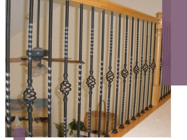 Изготовление и монтаж кованных перил в Кореновске под ключ