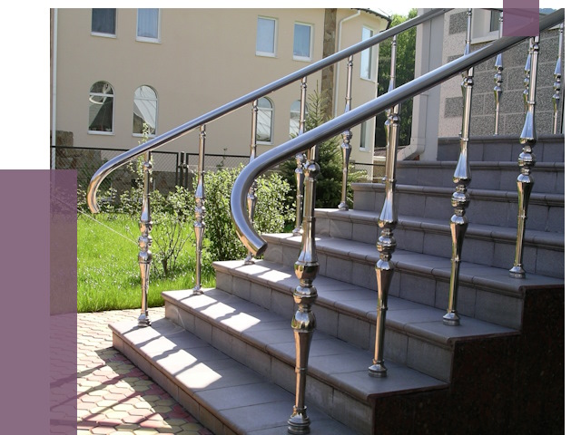 Перила для крыльца в Кореновске от 10882 руб. — монтаж ПРОЛЁТ-Кнв