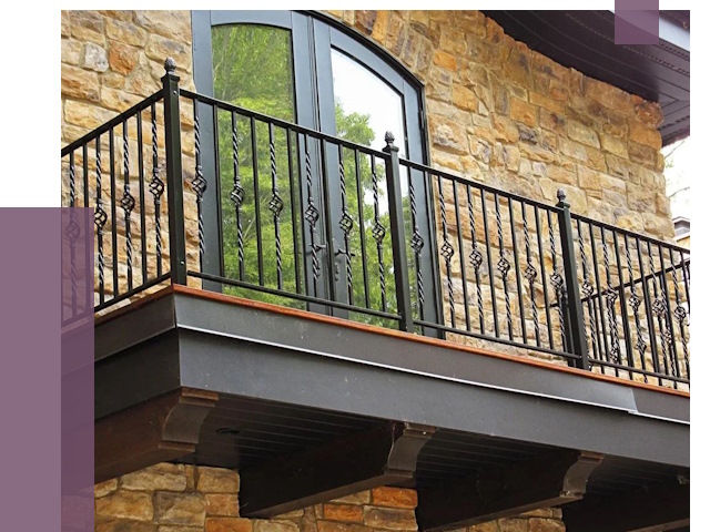 Балконные ограждения в Кореновске от 8136 руб. — купить | ПРОЛЁТ-Кнв