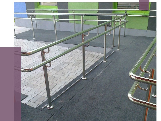 Ограждения пандусов в Кореновске от 4405 руб. монтаж | ПРОЛЁТ-Кнв