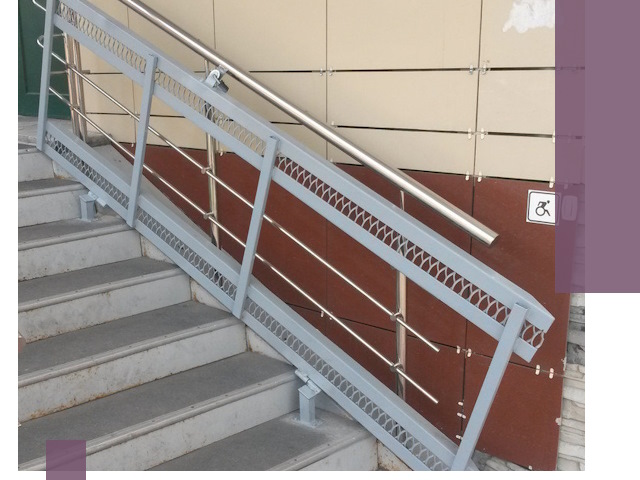 Изготовление откидных пандусов под ключ в Кореновске