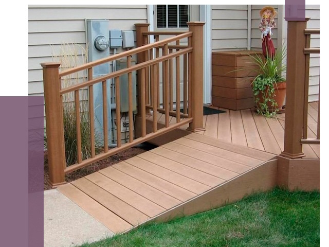 Пандус на крыльцо в Кореновске под ключ от 7877 руб. 