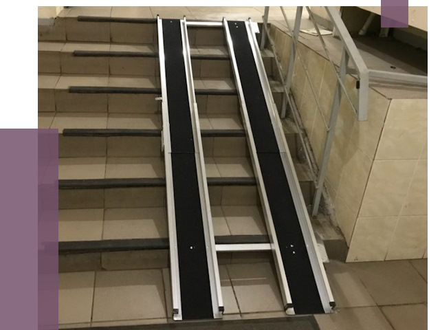 Установка пандуса в подъезд в Кореновске от 8084 руб. под ключ | ПРОЛЁТ-Кнв