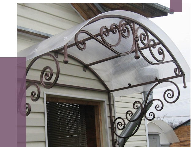 Изготовление козырьков в Кореновске от 7462 руб. — заказать | ПРОЛЁТ-Кнв