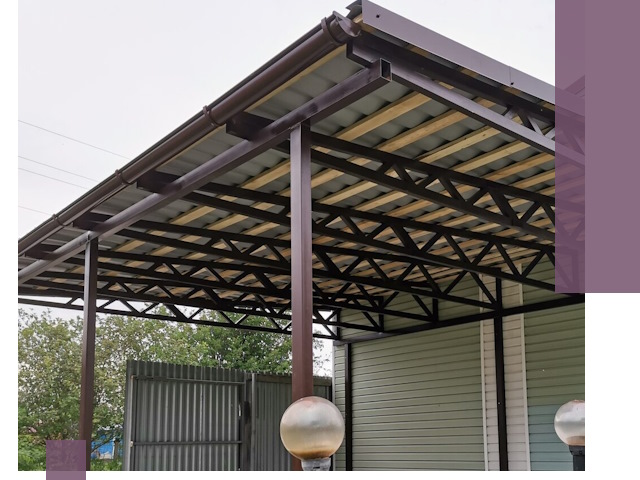 Навесы под ключ в Кореновске: изготовление, монтаж и гарантия