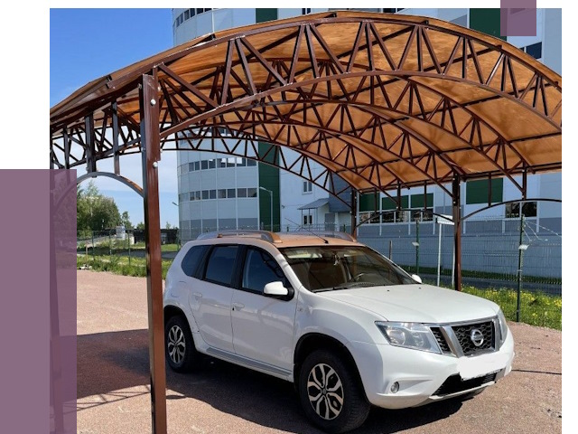 Недорогие навесы в Кореновске от 43529 руб.  | ПРОЛЁТ-Кнв