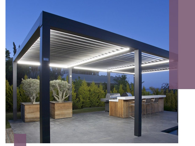 Навесы отдельно стоящие под ключ в Кореновске из металла и поликарбоната