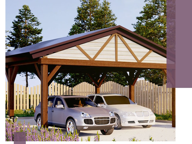 Навесы для автомобиля в Кореновске — изготовление и монтаж