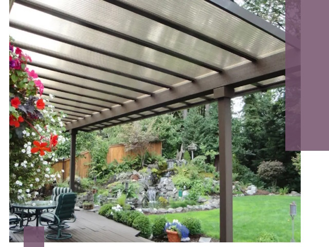 Навесы из поликарбоната под ключ в Кореновске быстро и надёжно