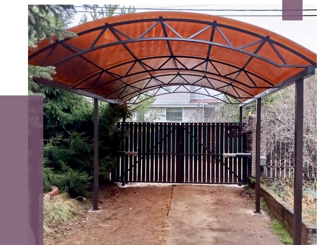 Арочные навесы в Кореновске от 12903 руб. — изготовление и монтаж | ПРОЛЁТ-Кнв