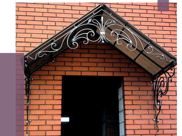 Металлические козырьки в Кореновске от 10830 руб. 