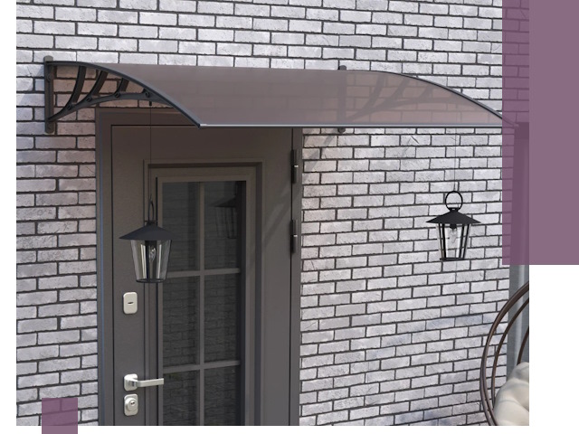 Недорогие козырьки и навесы под ключ в Кореновске