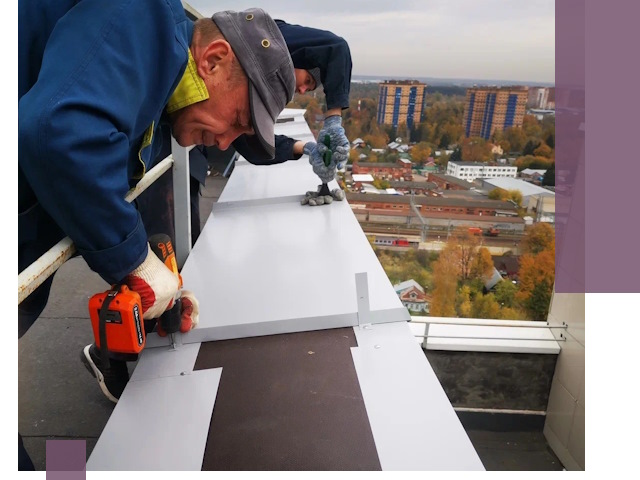 Монтаж парапетов в Кореновске — установка прочных металлических ограждений