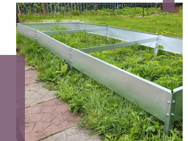 Металлические бордюры для грядок в Кореновске от 1814 руб. 