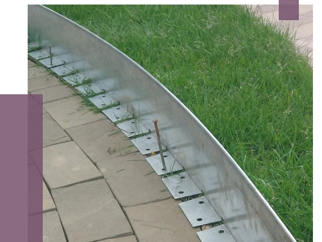 Металлические бордюры для тротуаров в Кореновске от 8809 руб.