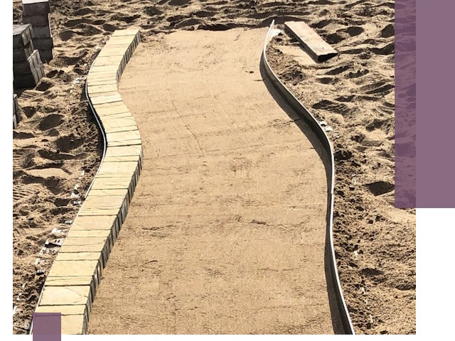 Металлические бордюры для тротуаров в Кореновске — прочные и долговечные