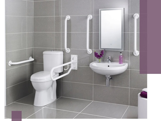 Поручни для санузлов в Кореновске: установка, ремонт и монтаж