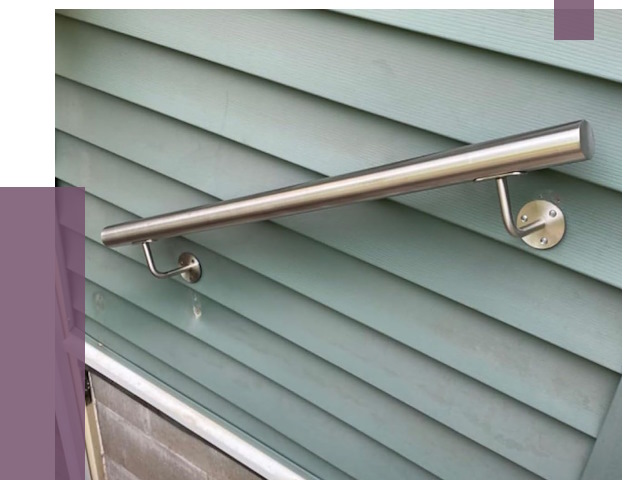 Поручни из нержавеющей стали в Кореновске от 7773 руб.  | ПРОЛЁТ-Кнв